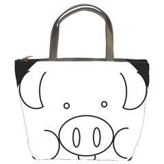 Pig Logo Bucket Bags by Simbadda