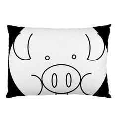 Pig Logo Pillow Case by Simbadda