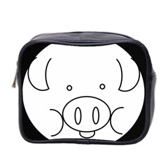 Pig Logo Mini Toiletries Bag 2-side by Simbadda