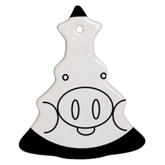 Pig Logo Ornament (christmas Tree) 