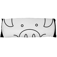 Pig Logo Body Pillow Case Dakimakura (two Sides) by Simbadda