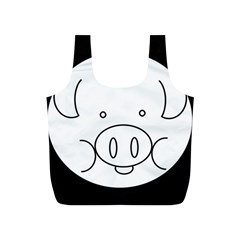 Pig Logo Full Print Recycle Bags (s)  by Simbadda