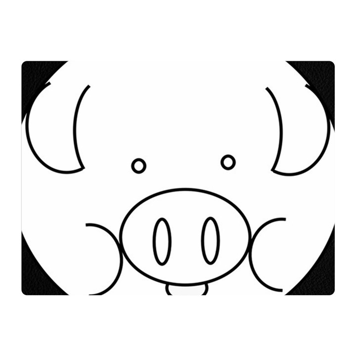 Pig Logo Double Sided Flano Blanket (Mini) 