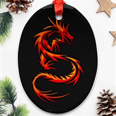 Dragon Ornament (oval) by Simbadda