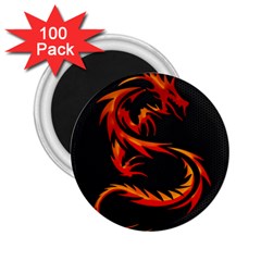 Dragon 2 25  Magnets (100 Pack)  by Simbadda