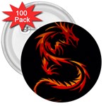 Dragon 3  Buttons (100 pack)  Front