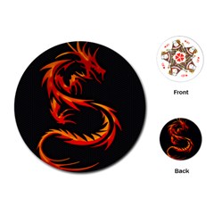 Dragon Playing Cards (round) 