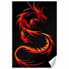 Dragon Canvas 24  X 36  by Simbadda