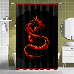 Dragon Shower Curtain 48  X 72  (small) 