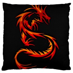 Dragon Large Cushion Case (one Side) by Simbadda