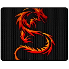 Dragon Double Sided Fleece Blanket (medium) 