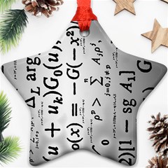 Science Formulas Ornament (star) by Simbadda