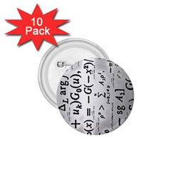 Science Formulas 1 75  Buttons (10 Pack) by Simbadda