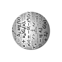 Science Formulas Magnet 3  (round) by Simbadda