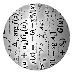 Science Formulas Magnet 5  (round)