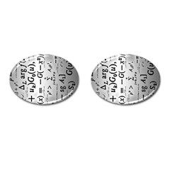 Science Formulas Cufflinks (oval) by Simbadda