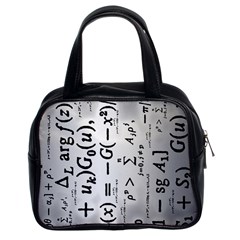 Science Formulas Classic Handbags (2 Sides)