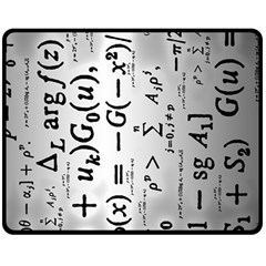 Science Formulas Double Sided Fleece Blanket (medium) 