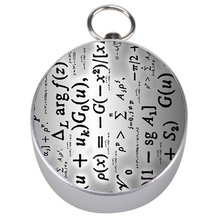 Science Formulas Silver Compasses