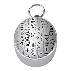 Science Formulas Mini Silver Compasses