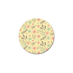 Seamless Spring Flowers Patterns Golf Ball Marker (4 Pack) by TastefulDesigns