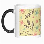 Seamless Spring Flowers Patterns Morph Mugs Left