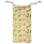 Seamless Spring Flowers Patterns Jewelry Bag Front