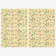 Seamless Spring Flowers Patterns Belt Buckles