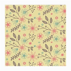 Seamless Spring Flowers Patterns Medium Glasses Cloth (2-side) by TastefulDesigns