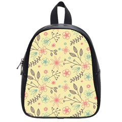 Seamless Spring Flowers Patterns School Bags (small)  by TastefulDesigns