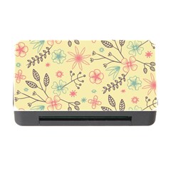 Seamless Spring Flowers Patterns Memory Card Reader With Cf