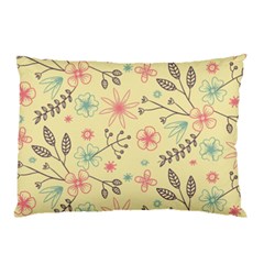 Seamless Spring Flowers Patterns Pillow Case (two Sides)