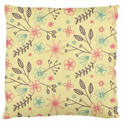 Seamless Spring Flowers Patterns Standard Flano Cushion Case (one Side)