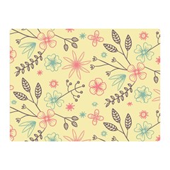 Seamless Spring Flowers Patterns Double Sided Flano Blanket (mini)  by TastefulDesigns