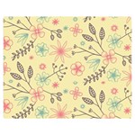 Seamless Spring Flowers Patterns Double Sided Flano Blanket (Medium)  60 x50  Blanket Front