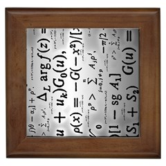 Science Formulas Framed Tiles