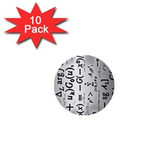 Science Formulas 1  Mini Buttons (10 Pack) 