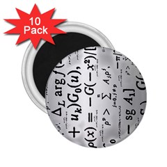 Science Formulas 2 25  Magnets (10 Pack) 