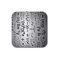 Science Formulas Rubber Coaster (square)  by Simbadda