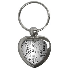 Science Formulas Key Chains (heart)  by Simbadda