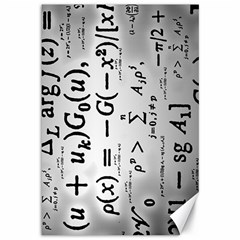 Science Formulas Canvas 12  X 18  