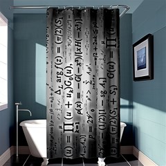 Science Formulas Shower Curtain 36  X 72  (stall) 