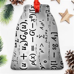 Science Formulas Bell Ornament (two Sides) by Simbadda