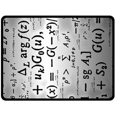 Science Formulas Double Sided Fleece Blanket (large)  by Simbadda