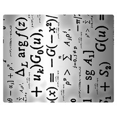 Science Formulas Double Sided Flano Blanket (medium)  by Simbadda