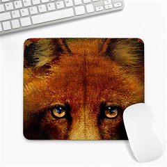 Fox Large Mousepads by Simbadda