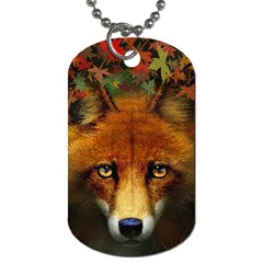 Fox Dog Tag (one Side) by Simbadda