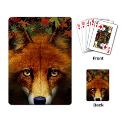 Fox Playing Card by Simbadda