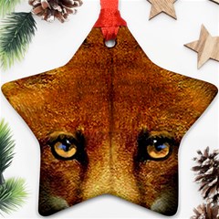 Fox Star Ornament (two Sides) by Simbadda