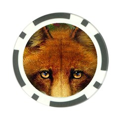 Fox Poker Chip Card Guard (10 Pack) by Simbadda